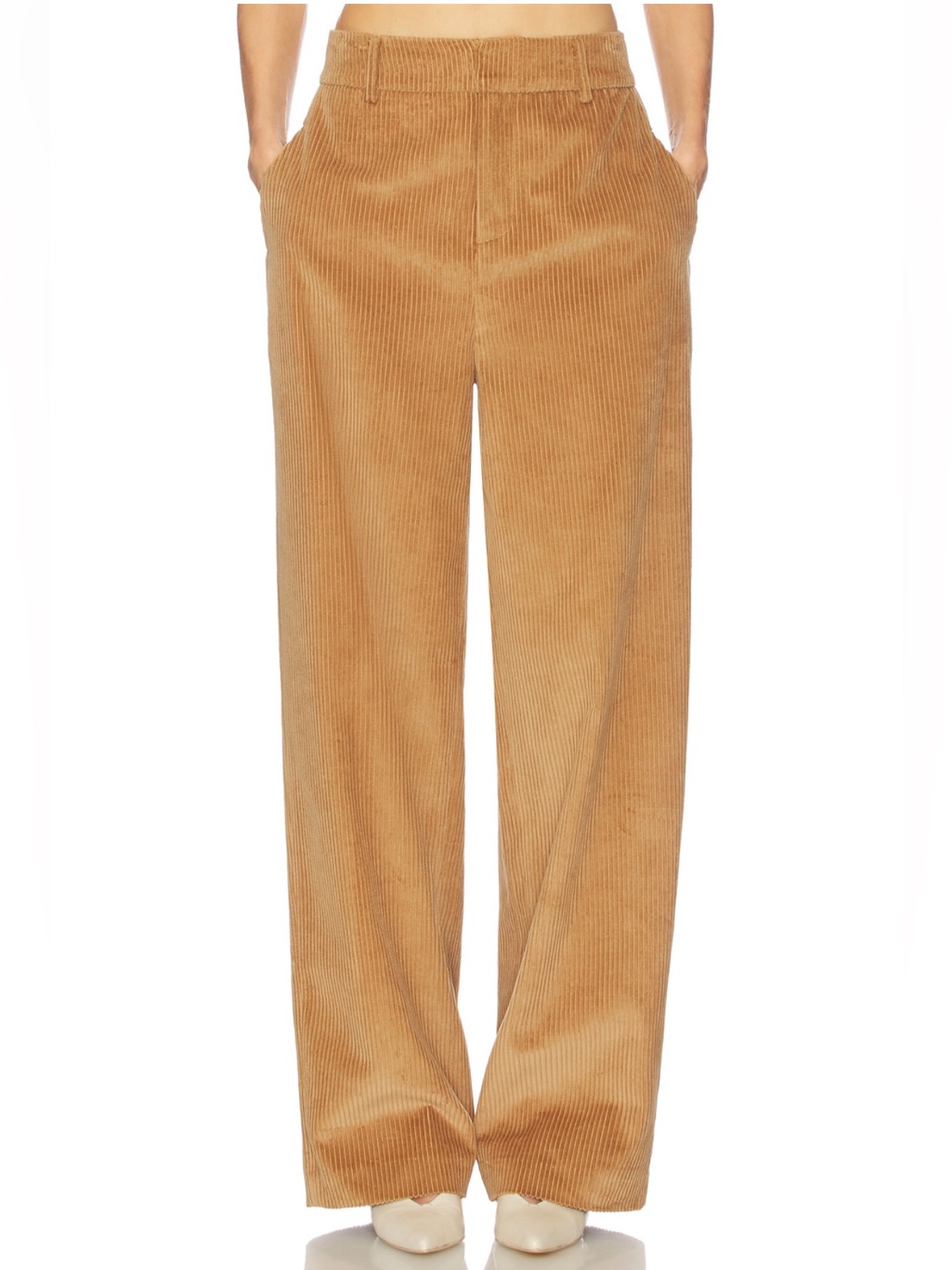 Helsa The Baggy Corduroy Trousers In Caramel